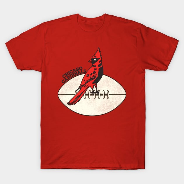 Defunct Chicago Cardinals Football Team T-Shirt by Defunctland